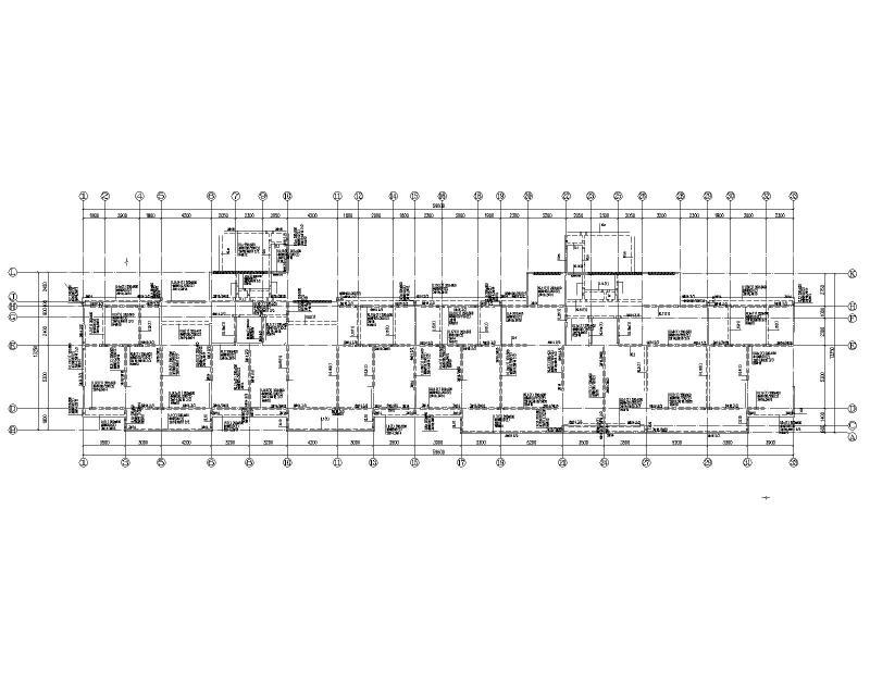 10层剪力墙结构住宅施工图纸2022+35Pcad平面布置图 - 5